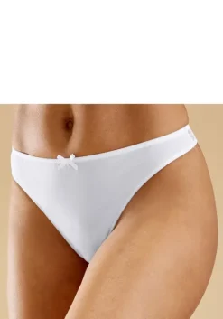 Clearance petite fleur String 2Xweis+1Xschwarz