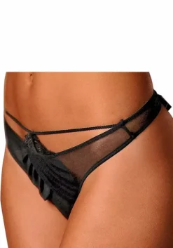 Online petite fleur gold String Schwarz