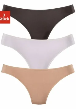 Clearance LASCANA String Schwarz, Weis, Beige