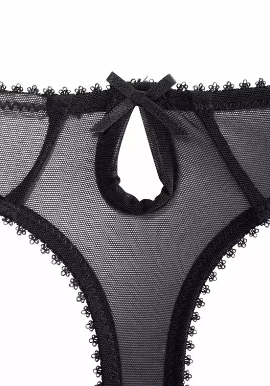 Hot LASCANA String-Ouvert Schwarz