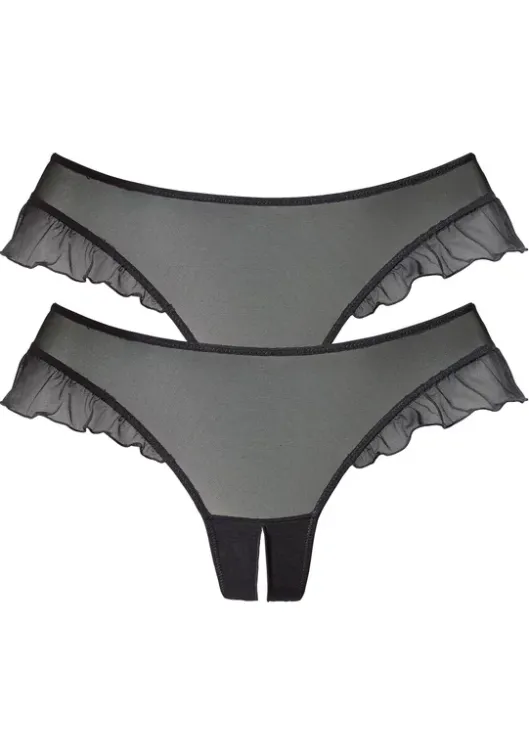 Clearance petite fleur gold String-Ouvert 2Xschwarz