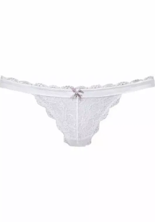 Outlet LASCANA String"Premium Dessous" Weis
