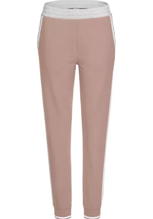 Online Bench. Sweathose Mauve-Weis