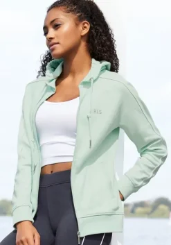 Outlet H.I.S Sweatjacke Hellmint