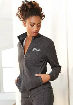 Clearance Bench. Sweatjacke Anthrazit-Melange