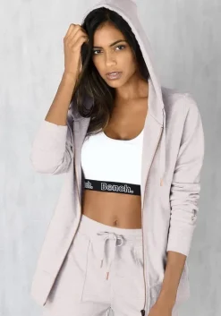 Bench. Sweatjacke Beige-Meliert