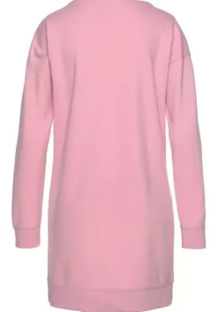 Best Bench. Sweatkleid Rosa-Schwarz