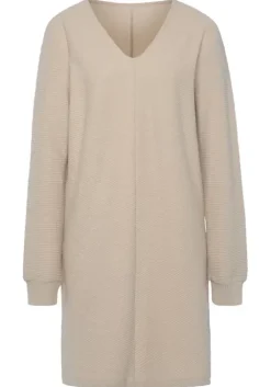 Hot Sweatkleid"Langarmkleid Aus Ripp-Qualitat" Sweatkleider