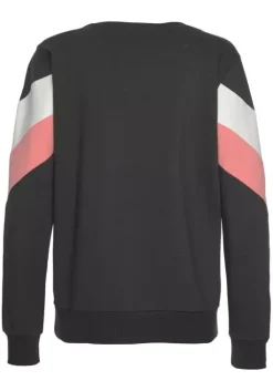 Online H.I.S Sweatshirt Anthrazit-Rosa-Weis