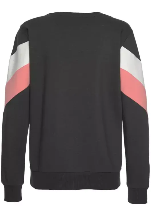 Online H.I.S Sweatshirt Anthrazit-Rosa-Weis