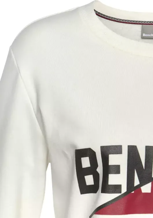 New Bench. Sweatshirt Offwhite-Ecru