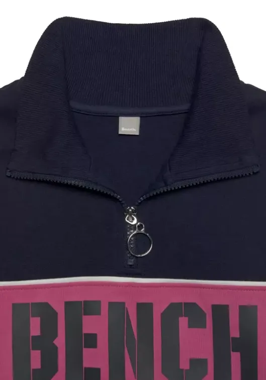 Hot Bench. Sweatshirt Navy-Pink