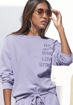 Online Buffalo Sweatshirt Lavendel