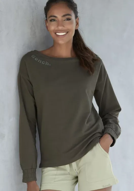 Hot Bench. Sweatshirt Dunkelgrun