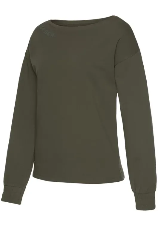 Hot Bench. Sweatshirt Dunkelgrun
