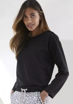 Best LASCANA Sweatshirt"/ Langarmshirt" Schwarz