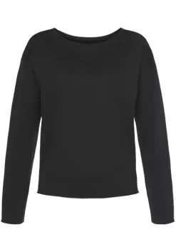 Best LASCANA Sweatshirt"/ Langarmshirt" Schwarz