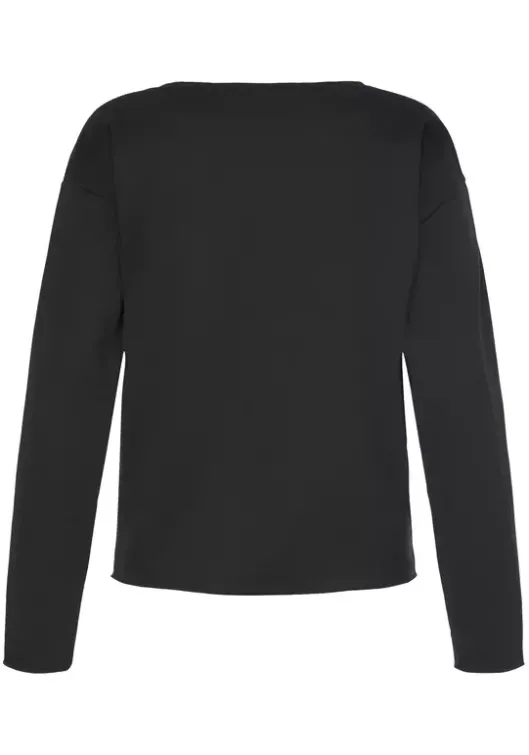 Best LASCANA Sweatshirt"/ Langarmshirt" Schwarz