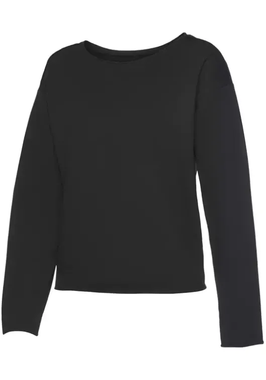 Best LASCANA Sweatshirt"/ Langarmshirt" Schwarz