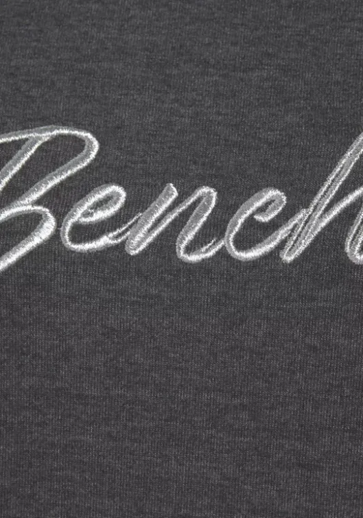 Discount Bench. Sweatshirt"-Loungeshirt" Anthrazit Meliert