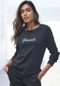Discount Bench. Sweatshirt"Loungeshirt" Schwarz