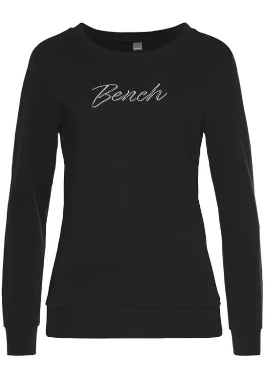 Discount Bench. Sweatshirt"Loungeshirt" Schwarz