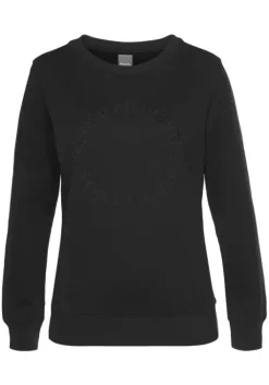 Bench. Sweatshirt"Mit Logostickerei" Schwarz