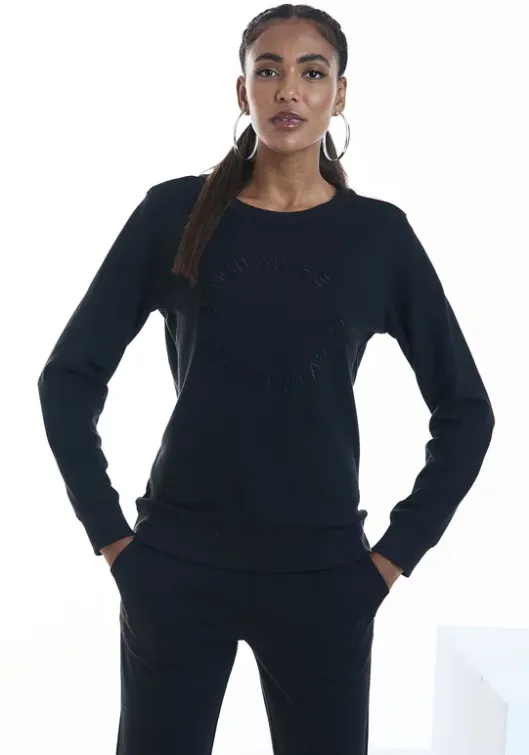 Outlet Sweatshirt"Mit Logostickerei" Homewear-Oberteile