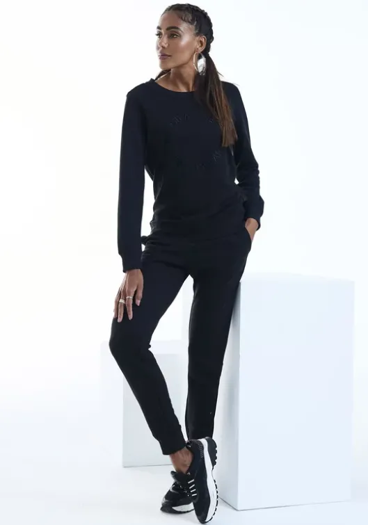 Outlet Sweatshirt"Mit Logostickerei" Homewear-Oberteile