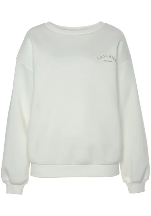 Outlet LASCANA Sweatshirt"-Pullover" Creme