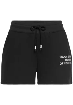 Buffalo Sweatshorts Schwarz