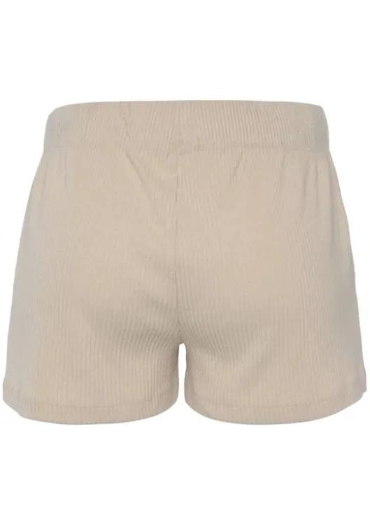 Outlet s.Oliver Sweatshorts"- Kurze Hose Aus Ripp-Qualitat" Creme