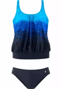Sale LASCANA Tankini Blau-Bedruckt