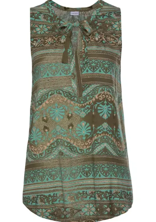 New LASCANA Tanktop Turkis-Bedruckt
