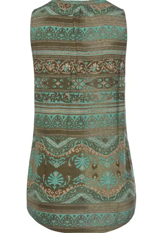 New LASCANA Tanktop Turkis-Bedruckt