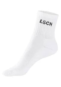 Sale LSCN by LASCANA Tennissocken 1X Schwarz, 1X Weis