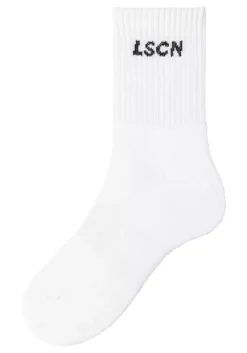 Sale LSCN by LASCANA Tennissocken 1X Schwarz, 1X Weis