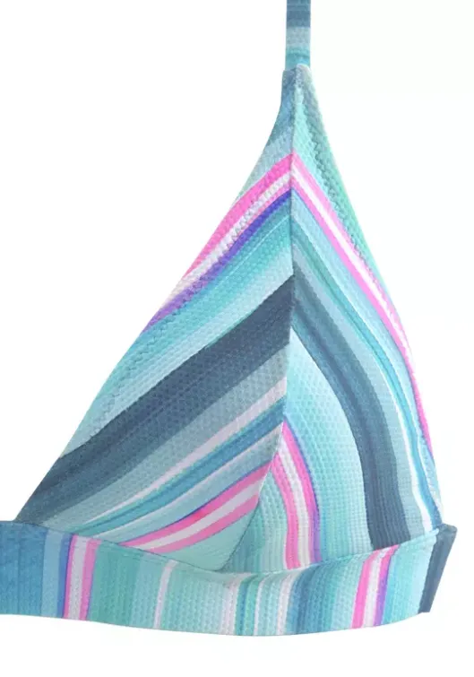 Venice Beach Triangel-Bikini"Acqua" Gestreift-Turkis