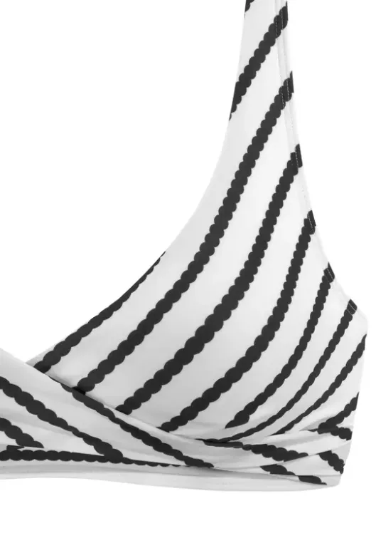 New LASCANA Triangel-Bikini"Cerina" Schwarz-Weis