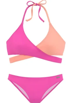 Discount Bench. Triangel-Bikini"Mady" Pink-Orange