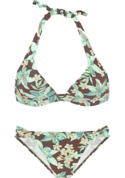 Hot s.Oliver Triangel-Bikini"Shina" Coffee-Mint