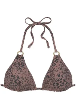 Online LASCANA Triangel-Bikini-Top"Asha" Braun-Schwarz