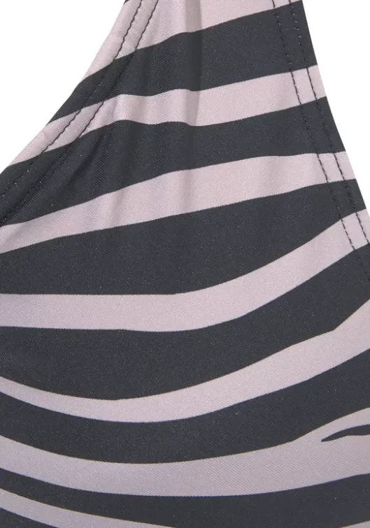Outlet LASCANA Triangel-Bikini-Top"Kaa" Schwarz-Bedruckt