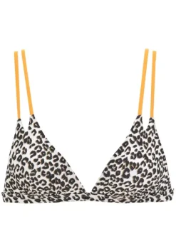 Sale Buffalo Triangel-Bikini-Top"Kitty" Braun-Bedruckt