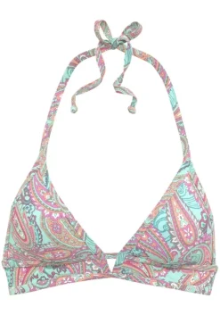 Clearance Venice Beach Triangel-Bikini-Top"Paislee" Mint-Bedruckt