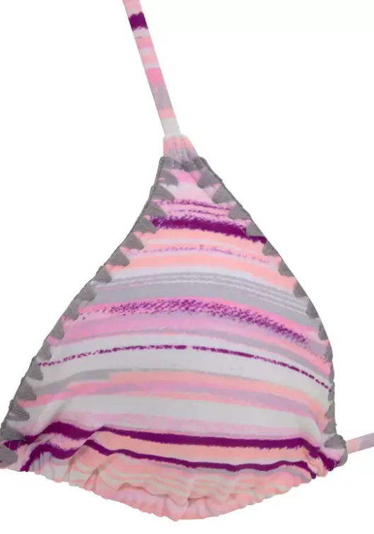 Sale Venice Beach Triangel-Bikini"Violet" Lachs-Bedruckt