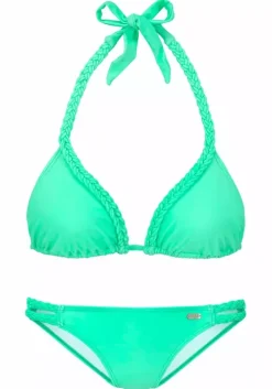 Discount Buffalo Triangel-Bikini"Zopf" Mint