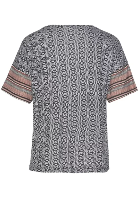 Online Vivance Dreams T-Shirt Braun Gemustert