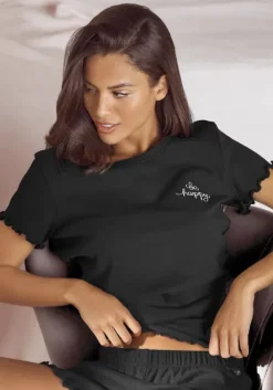 Hot s.Oliver T-Shirt Schwarz