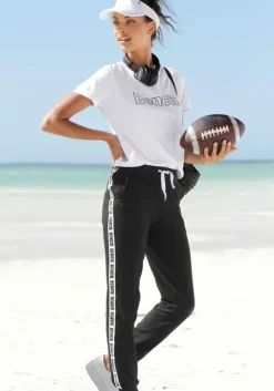Sale Bench. T-Shirt Schwarz, Weis